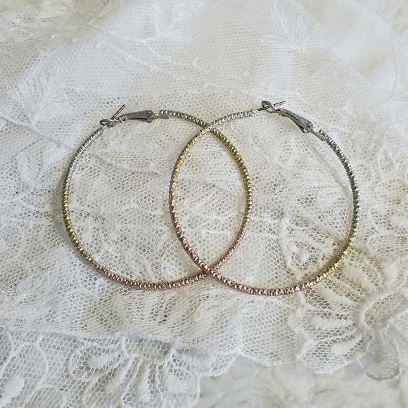 𝅺OMBRE Hoop Earrings - Picture 5 of 7